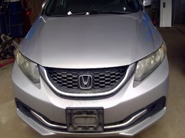 2014 HONDA CIVIC, SILVER, LX, 1.8L, AT,   A25183